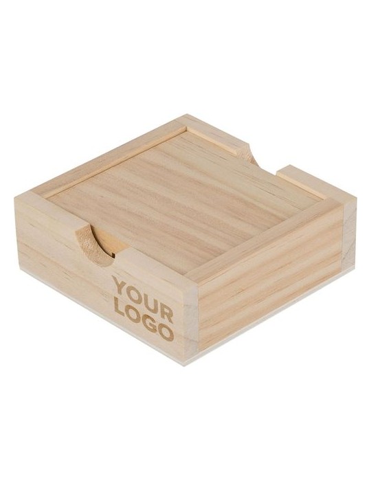 Mini Sudoku en bois de pin Kenza Matières : bois Couleurs : brun cadeau entreprise pas cher