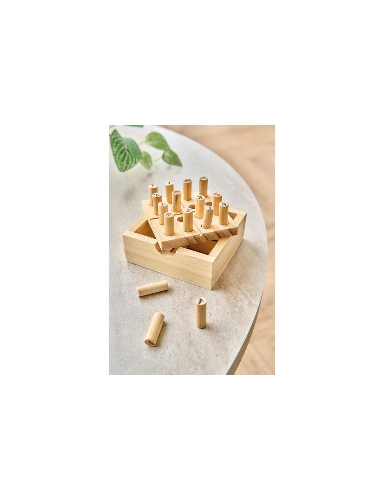 Mini Sudoku en bois de pin Kenza Matières : bois Couleurs : brun goodies publicitaire événementiel