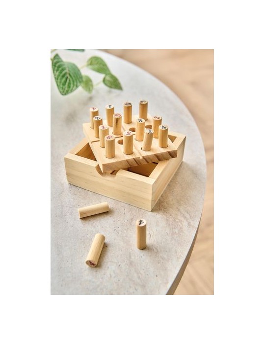 Mini Sudoku en bois de pin Kenza Matières : bois Couleurs : brun goodies publicitaire événementiel