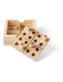 Mini Sudoku en bois de pin Kenza Matières : bois Couleurs : brun marquage laser ultra précis