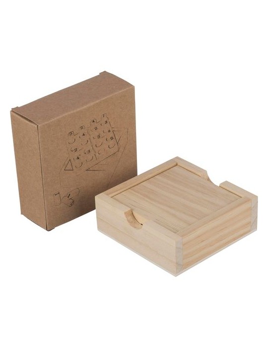 Mini Sudoku en bois de pin Kenza Matières : bois Couleurs : brun livraison express 24h 48h
