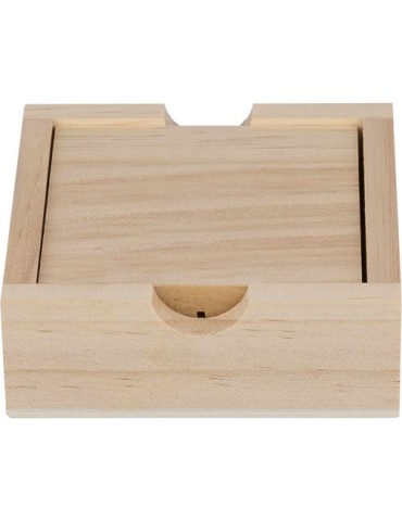 Mini Sudoku en bois de pin Kenza Matières : bois Couleurs : brun objet promotionnel éco-responsable