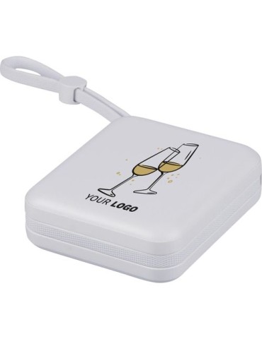 Power bank en ABS recyclé Jona Matières : Polycarbonate (PC) Couleurs : noir livraison express 24h 48h