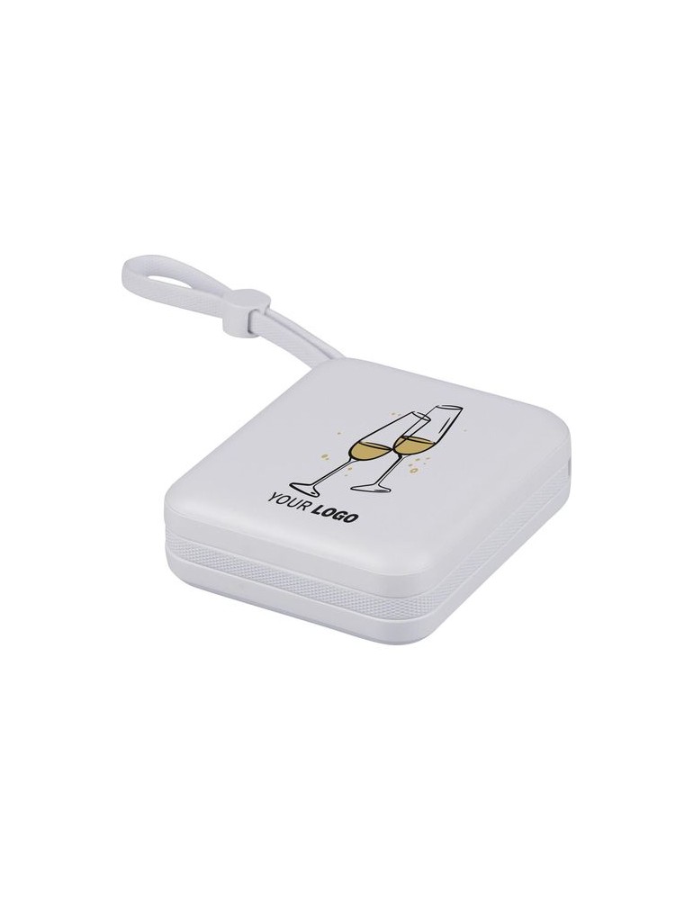 Power bank en ABS recyclé Jona Matières : Polycarbonate (PC) Couleurs : noir livraison express 24h 48h