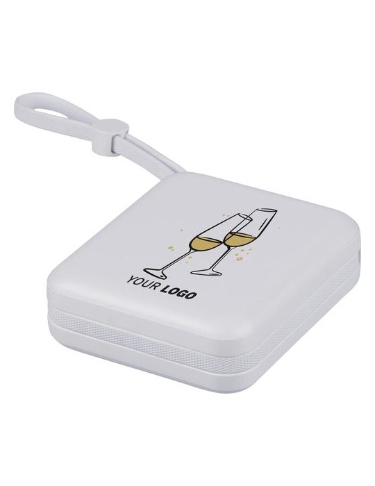 Power bank en ABS recyclé Jona Matières : Polycarbonate (PC) Couleurs : noir livraison express 24h 48h