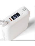 Power bank en ABS recyclé Jona Matières : Polycarbonate (PC) Couleurs : noir personnalisation rapide en France