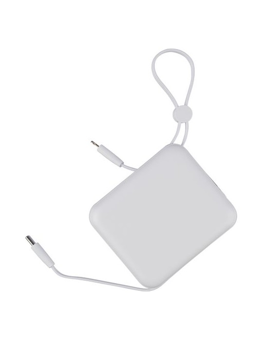 Power bank en ABS recyclé Jona Matières : Polycarbonate (PC) Couleurs : noir objet promo petit budget