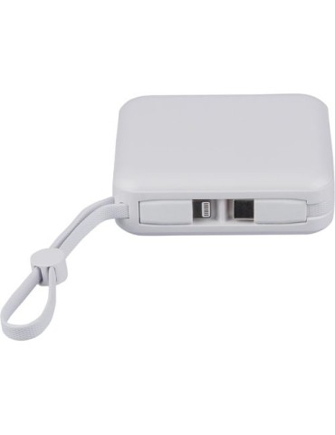 Power bank en ABS recyclé Jona Matières : Polycarbonate (PC) Couleurs : noir goodies publicitaire durable