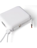 Power bank en ABS recyclé Jona Matières : Polycarbonate (PC) Couleurs : blanc impression logo haute qualité