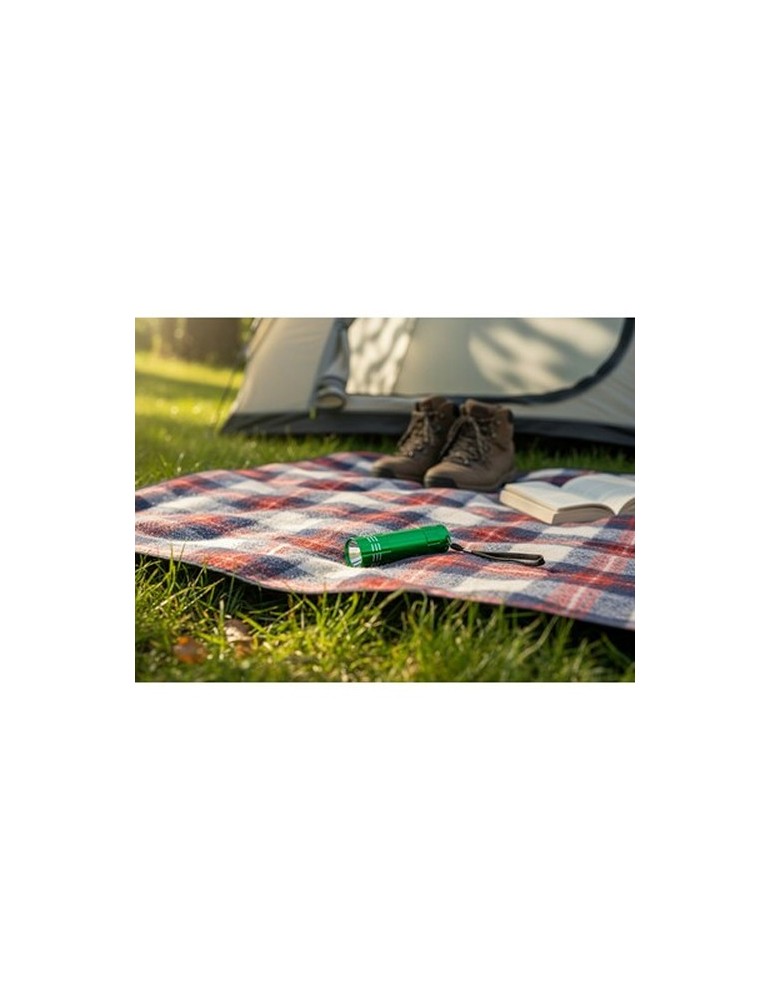 Lampe de poche COB | Lule Matières : aluminium Couleurs : vert impression haute définition