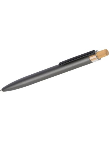 Parure de stylos en aluminium recyclé laqué Ilaria Matières : bambou Couleurs : blanc livraison express 24h 48h