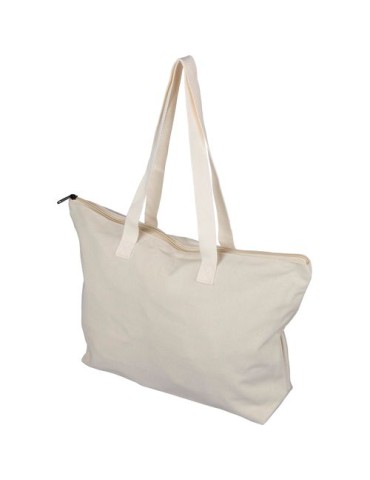 Sac shopping en polycoton recyclé 330 g/m2 Malina Matières : coton recyclé Couleurs : bleu 2