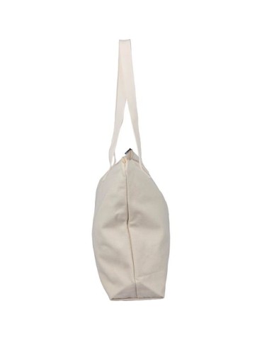 Sac shopping en polycoton recyclé 330 g/m2 Malina Matières : coton recyclé Couleurs : bleu objet promotionnel éco-responsable