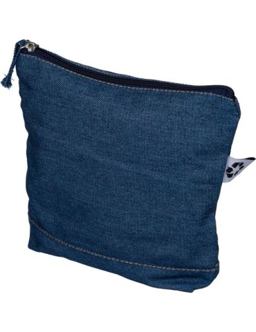 Trousse de maquillage en denim recyclé Orin Couleurs : bleu Matières : denim recyclé 2