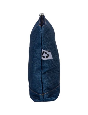 Trousse de maquillage en denim recyclé Orin Couleurs : bleu Matières : denim recyclé goodies publicitaire événementiel