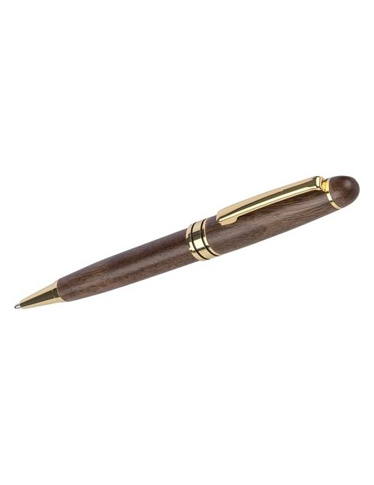 Coffret de stylos en bois de noyer Adelina Matières : bois Couleurs : brun personnalisation rapide en France