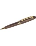 Coffret de stylos en bois de noyer Adelina Matières : bois Couleurs : brun personnalisation rapide en France