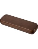 Coffret de stylos en bois de noyer Adelina Matières : bois Couleurs : brun accessoire événementiel unique