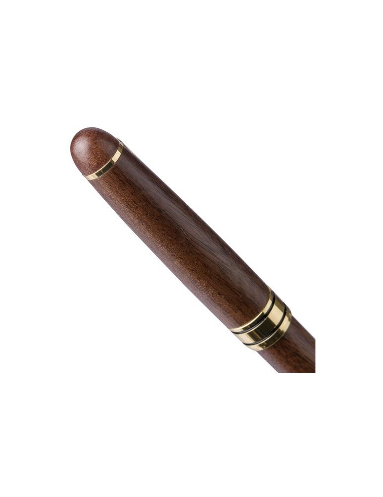 Coffret de stylos en bois de noyer Adelina Matières : bois Couleurs : brun goodies entreprise design