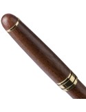 Coffret de stylos en bois de noyer Adelina Matières : bois Couleurs : brun goodies entreprise design