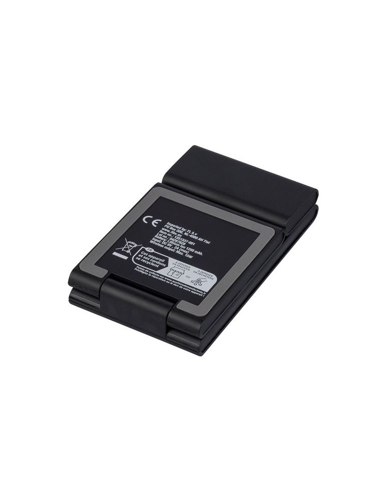 Power bank magnétique sans fil 3 en 1 en ABS recyclé Valerio Matières : ABS recyclé Couleurs : noir marquage laser ultra précis