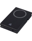 Power bank magnétique sans fil 3 en 1 en ABS recyclé Valerio Matières : ABS recyclé Couleurs : noir objet promotionnel éco-respo
