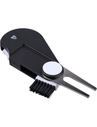 Outil de golf multifonctionnel en ABS recyclé Suki Matières : ABS recyclé Couleurs : noir 2