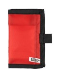 Trousse de premiers secours en polyester rPET 600D Kairo Matières : non tissé Couleurs : rouge marquage laser ultra précis