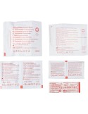 Trousse de premiers secours en polyester rPET 600D Kairo Matières : non tissé Couleurs : rouge livraison express 24h 48h