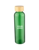 Gourde de 500 ml en verre Levi Matières : bambou Couleurs : vert impression logo haute qualité