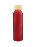 Gourde de 500 ml en verre Levi Matières : bambou Couleurs : rouge goodies publicitaire événementiel