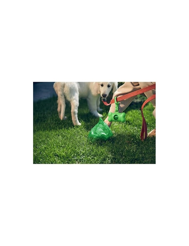 Distributeur de sacs pour chiens | Zoga Matières : polypropylène (PP) Couleurs : vert impression haute définition