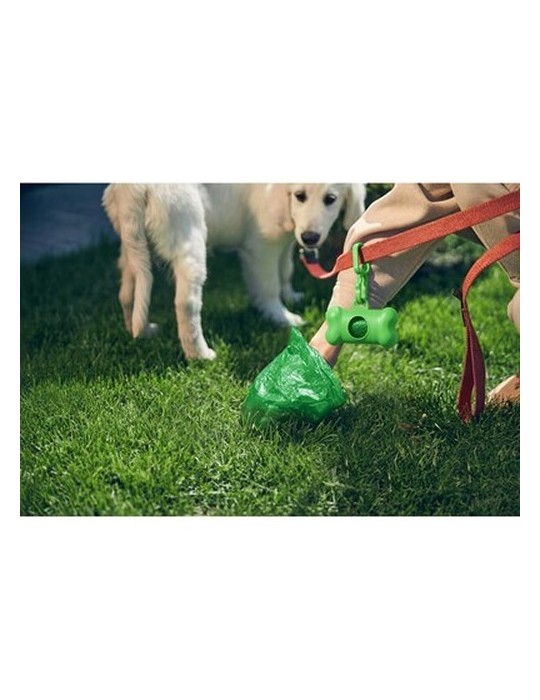 Distributeur de sacs pour chiens | Zoga Matières : polypropylène (PP) Couleurs : vert impression haute définition