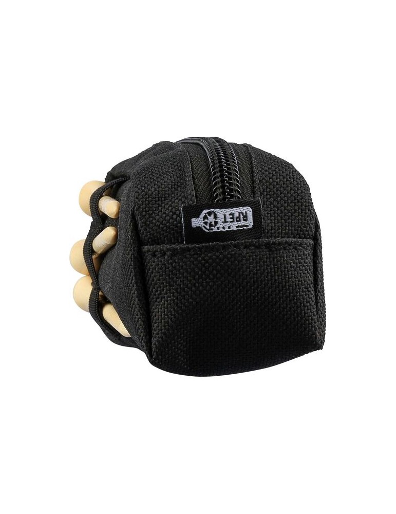 Ensemble de golf en rPET Aruna Matières : PET recyclé Couleurs : noir impression haute définition