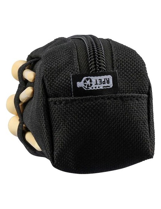 Ensemble de golf en rPET Aruna Matières : PET recyclé Couleurs : noir impression haute définition