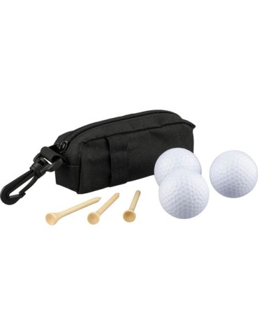 Ensemble de golf en rPET Aruna Matières : PET recyclé Couleurs : noir livraison express 24h 48h