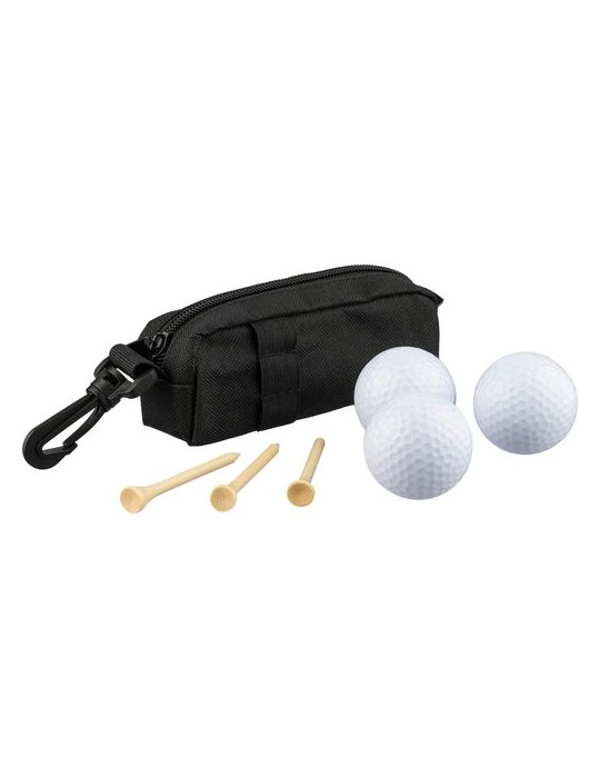 Ensemble de golf en rPET Aruna Matières : PET recyclé Couleurs : noir livraison express 24h 48h