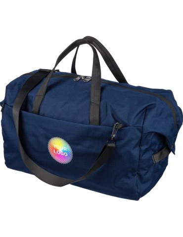 Sac de sport Ocean Bound en polyester rPET 300D Niv Couleurs : noir objet promotionnel éco-responsable