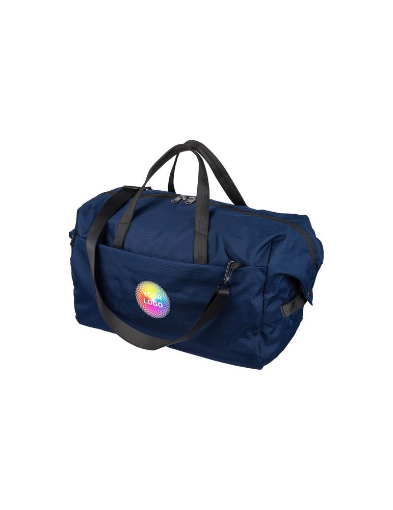 Sac de sport Ocean Bound en polyester rPET 300D Niv Couleurs : noir objet promotionnel éco-responsable