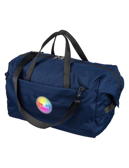 Sac de sport Ocean Bound en polyester rPET 300D Niv Couleurs : noir objet promotionnel éco-responsable
