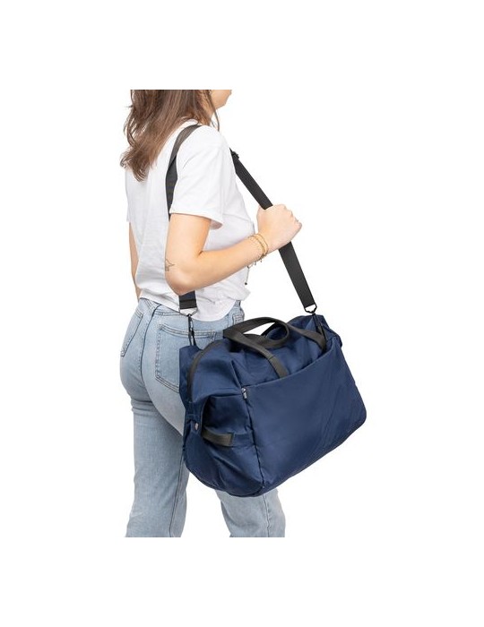 Sac de sport Ocean Bound en polyester rPET 300D Niv Couleurs : noir cadeau client original