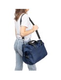 Sac de sport Ocean Bound en polyester rPET 300D Niv Couleurs : bleu impression logo haute qualité