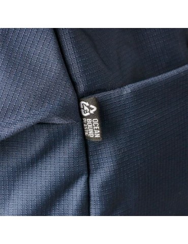 Sac de sport Ocean Bound en polyester rPET 300D Niv Couleurs : bleu marquage couleur éclatante