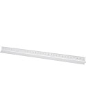 Règle triangulaire en aluminium de 30 cm Tavi Matières : aluminium Couleurs : argenté personnalisable avec votre logo