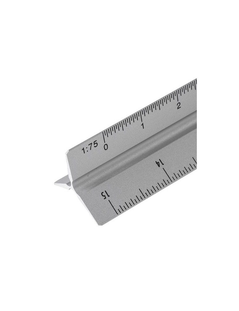 Règle triangulaire en aluminium de 30 cm Tavi Matières : aluminium Couleurs : argenté livraison express 24h 48h