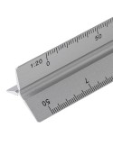 Règle triangulaire en aluminium de 30 cm Tavi Matières : aluminium Couleurs : argenté cadeau collaborateur premium