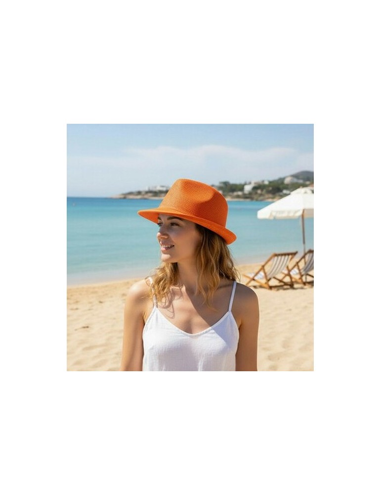 Chapeau | Xema Matières : polyester Couleurs : orange cadeau client original
