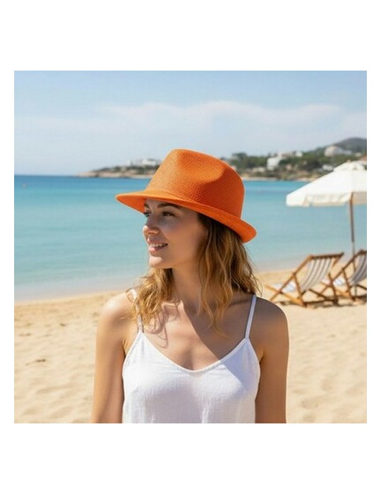 Chapeau | Xema Matières : polyester Couleurs : orange cadeau client original