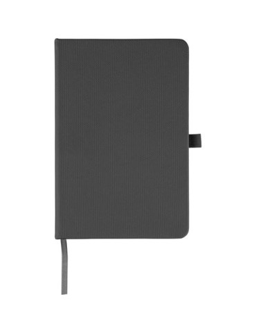 Carnet en polyester rPET 600D Elena Matières : polyester Couleurs : gris