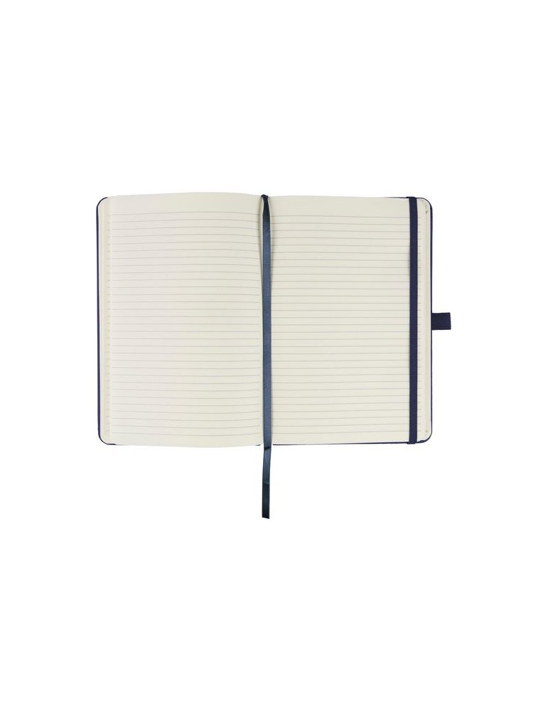 Carnet en polyester rPET 600D Elena Matières : polyester Couleurs : gris marquage couleur éclatante